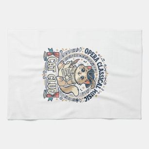 Linge De Cuisine Opéra Musique Classique Chat Chat Mignon T-Shirt D