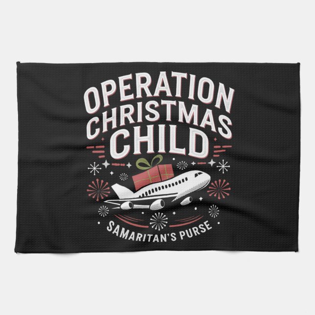 Linge De Cuisine Opération Noël Enfant drôle Famille correspondant (Horizontal)