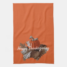 Orange Citrouille automne feuille d'action de grâc