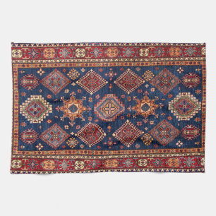 Linge De Cuisine Oriental Antique Turkis Motif de tapis