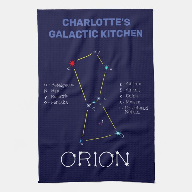Linge De Cuisine Orion de constellation de l'hémisphère nord (Vertical)