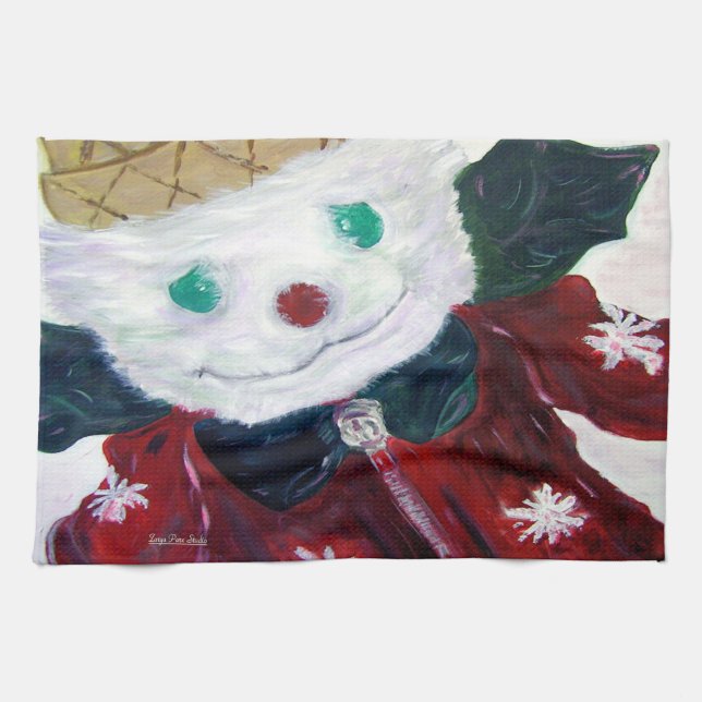 Linge De Cuisine Ours Jingle (Horizontal)