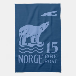 Linge De Cuisine Ours polaire norvégien 1925