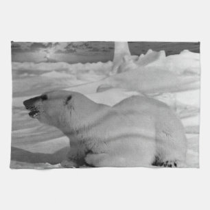 Linge De Cuisine Ours polaire vintage de l'Alaska 1970
