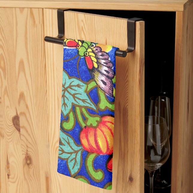 Linge De Cuisine Owen Jones Antique Papillons Orientaux (Pliage en tiers)