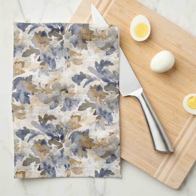 Linge De Cuisine Painterly Spring Floral Kitchen Towels (Quart Plié)