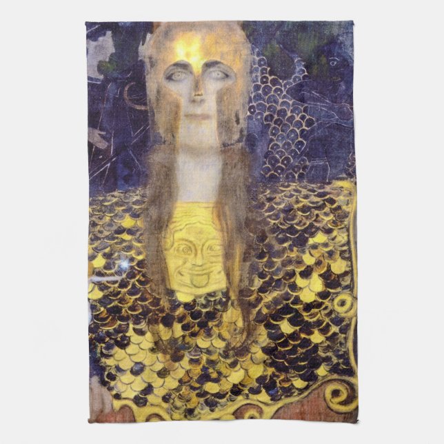 Linge De Cuisine Pallas Athena, Gustav Klimt (Vertical)