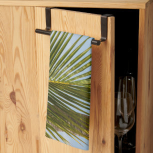 Linge De Cuisine Palme de verre luxuriante Océan 1
