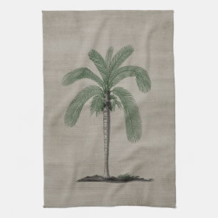 Linge De Cuisine Palmier vintage