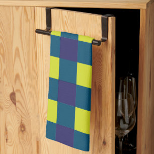 Linge De Cuisine Panneau de contrôle bleu Green Navy