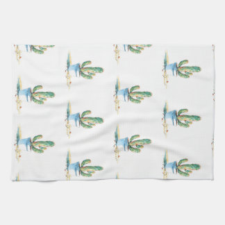Linge De Cuisine Paño de cocina cactus acuarelas