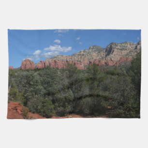 Linge De Cuisine Panorama des rochers rouges à Sedona Arizona