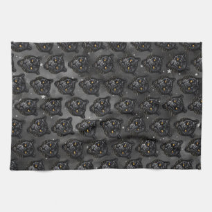 Linge De Cuisine Panthère noire