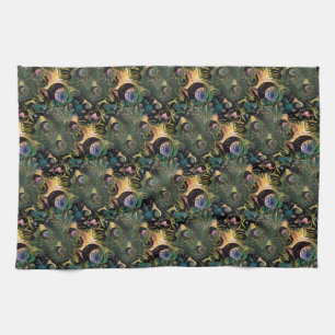 Linge De Cuisine Paon