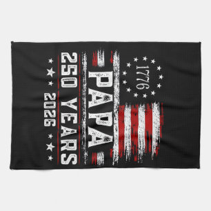 Linge De Cuisine Papa américain drapeau 250 ans 4 juillet Gran