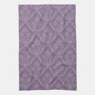 Linge De Cuisine Papier peint floral pourpre