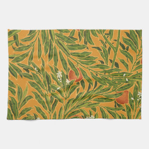 Linge De Cuisine Papier peint Vintage Orange Tree Motif Art Nouveau