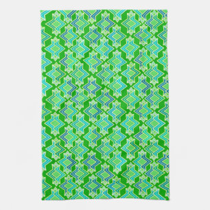 Linge De Cuisine Papiers peints Art Déco, vert jade