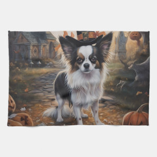 Linge De Cuisine Papillon Citrouille Halloween effroi