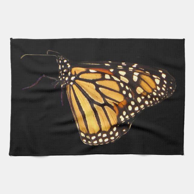Linge De Cuisine Papillon de monarque (Horizontal)