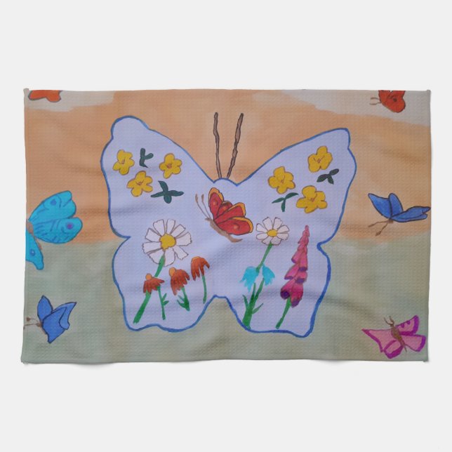 Linge De Cuisine Papillon Dreaming Tea Towel (Horizontal)