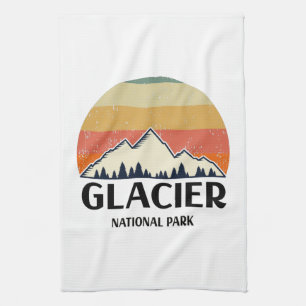 Linge De Cuisine Parc national de Glacier vintage