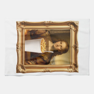 Linge De Cuisine Parodie de peinture de la Renaissance avec une éno