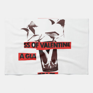 Linge De Cuisine Partagez l'amour : Un verre de Saint Valentin