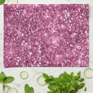 Linge De Cuisine Parties scintillant Bokeh rose