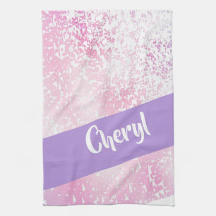 Linge De Cuisine Parties scintillant claire violette, rose et blanc