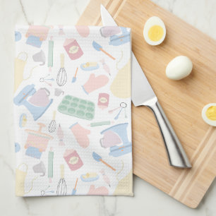 Linge De Cuisine Pastel Baking Thème desserts pâtisseries Arts