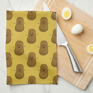 Linge De Cuisine Patate Heureuse