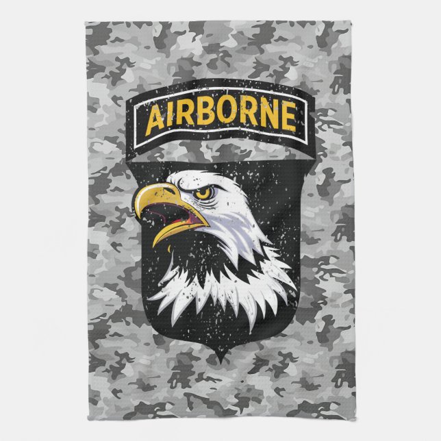 Linge De Cuisine Patch d'aigle aéroporté du Ranger (Vertical)