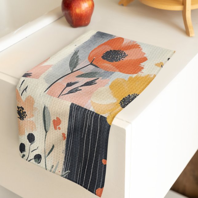 Linge De Cuisine Patchwork de Boho Floral (Créateur téléchargé)