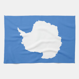 Linge De Cuisine Patriotic Antarctica Flag