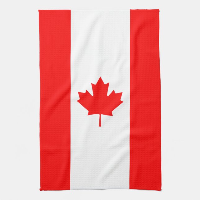 Linge De Cuisine Patriotic National Flag of Canada (Vertical)