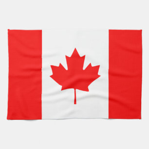 Linge De Cuisine Patriotic National Flag of Canada