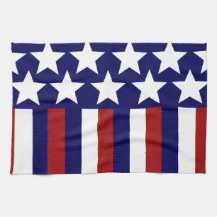 Linge De Cuisine Patriotic Stars Stripes Freedom Drapeau 4 juillet