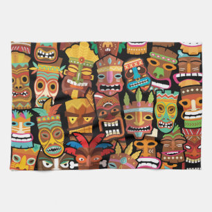 Linge De Cuisine Pattern de Tiki