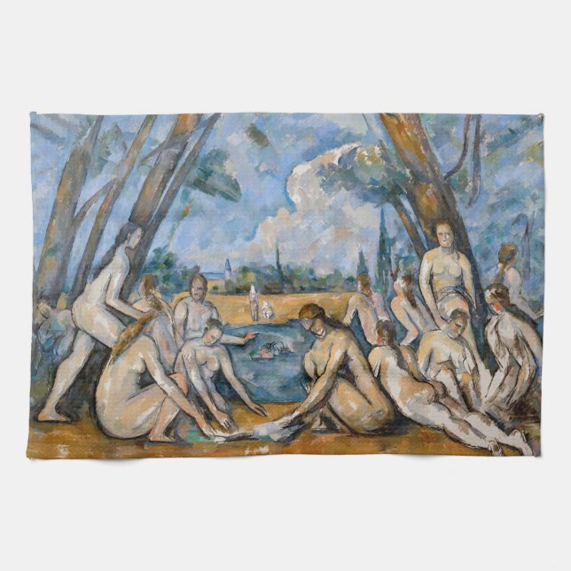 Linge De Cuisine Paul Cezanne - Les Grandes Baignoires (Horizontal)