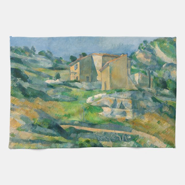 Linge De Cuisine Paul Cezanne - Maisons en Provence, Vallée du Riau (Horizontal)
