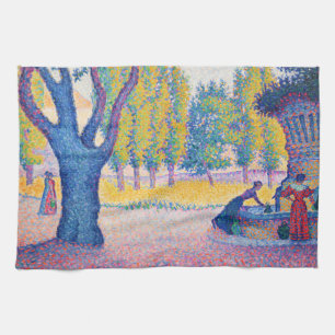 Linge De Cuisine Paul Signac - Saint-Tropez, Fontaine des Lices