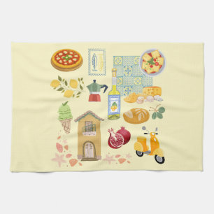 Linge De Cuisine Pays Vie Italie