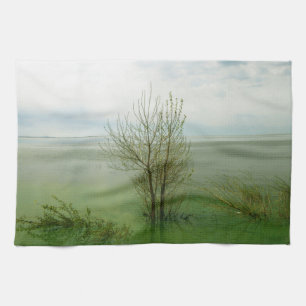 Linge De Cuisine Paysage marin serène