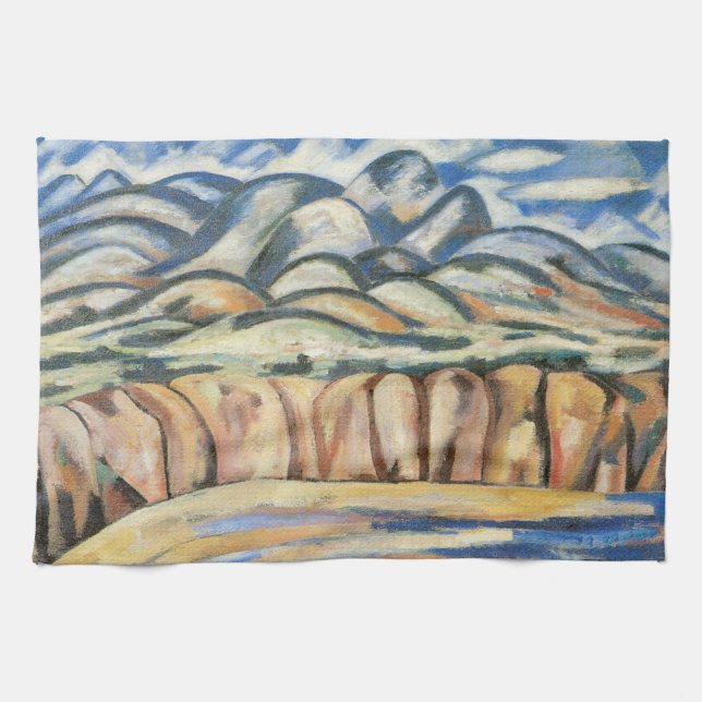 Linge De Cuisine Paysage, Nouveau-Mexique par Marsden Hartley, Beau (Horizontal)
