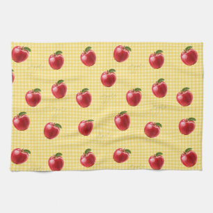 Linge De Cuisine Peachify Pommes Gingham