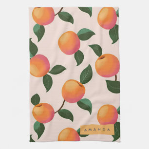 Linge De Cuisine Peachs Motifs de pêche personnalisés
