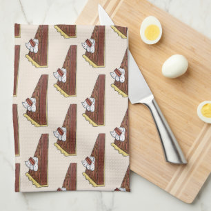 Linge De Cuisine Pecan Pie Tarte Southern Food Slice Dessert Foin