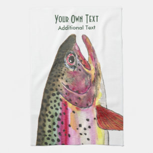 Linge De Cuisine Pêche à la truite arc-en-ciel, Ichthyologie