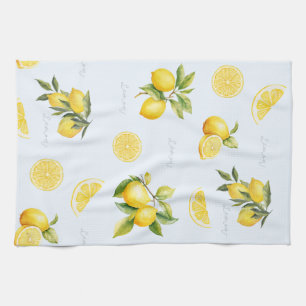 Linge De Cuisine Pêcher Citron
